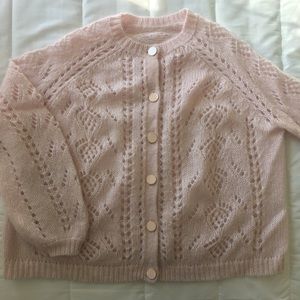 Sézane plush blush sweater